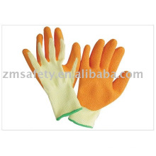 Latex coated cotton glove